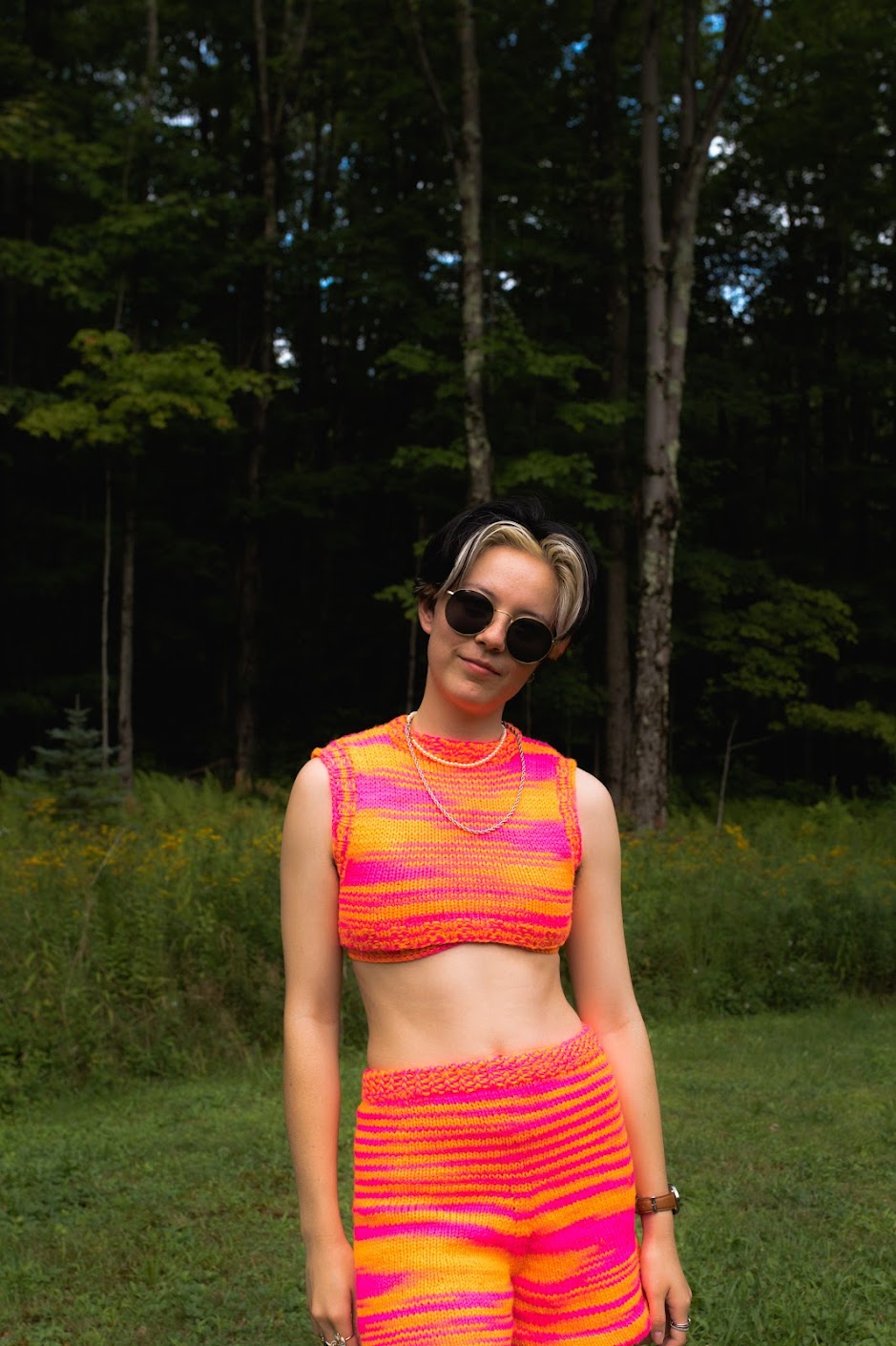 pattern: blank canvas vest (knit)