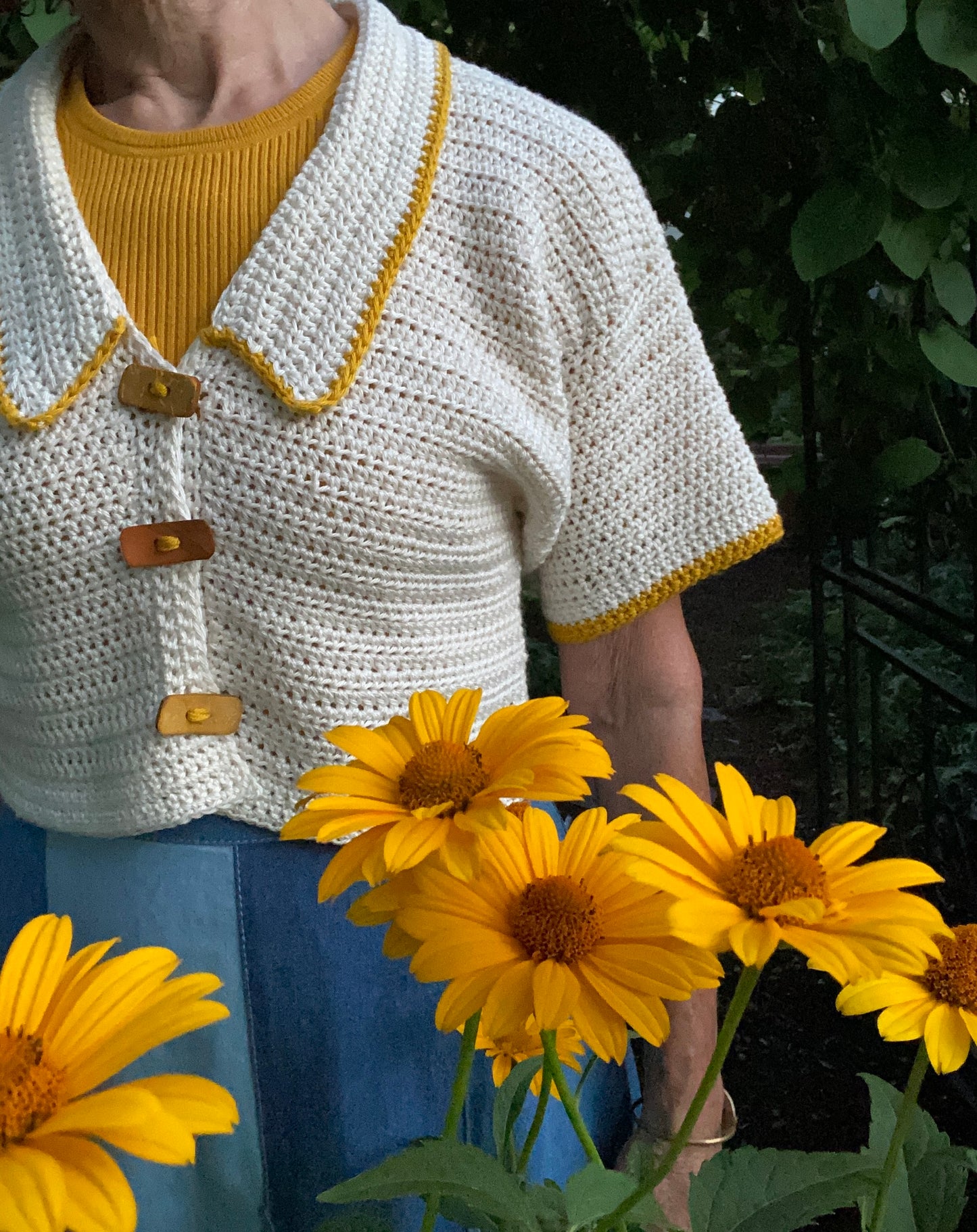 pattern: fruity button crochet pattern