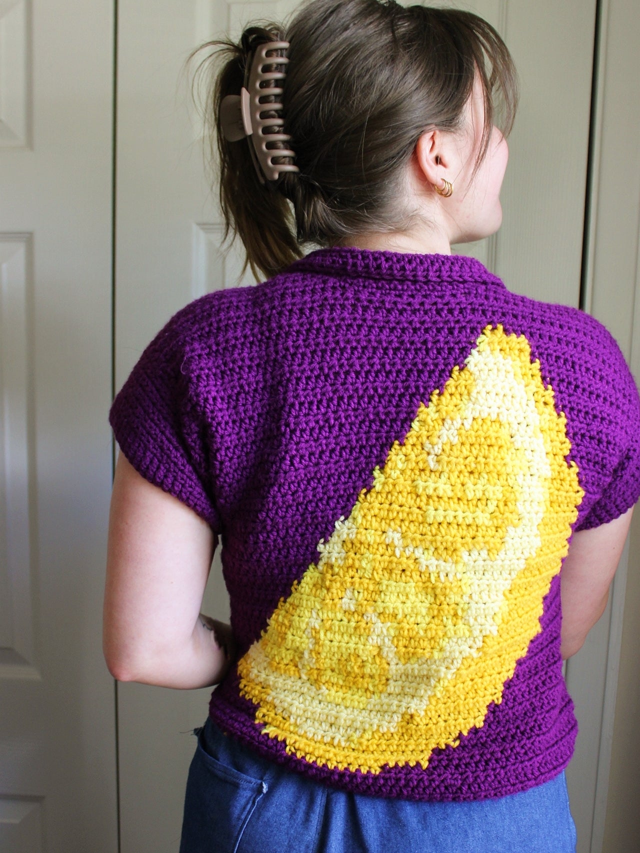 pattern: fruity button crochet pattern