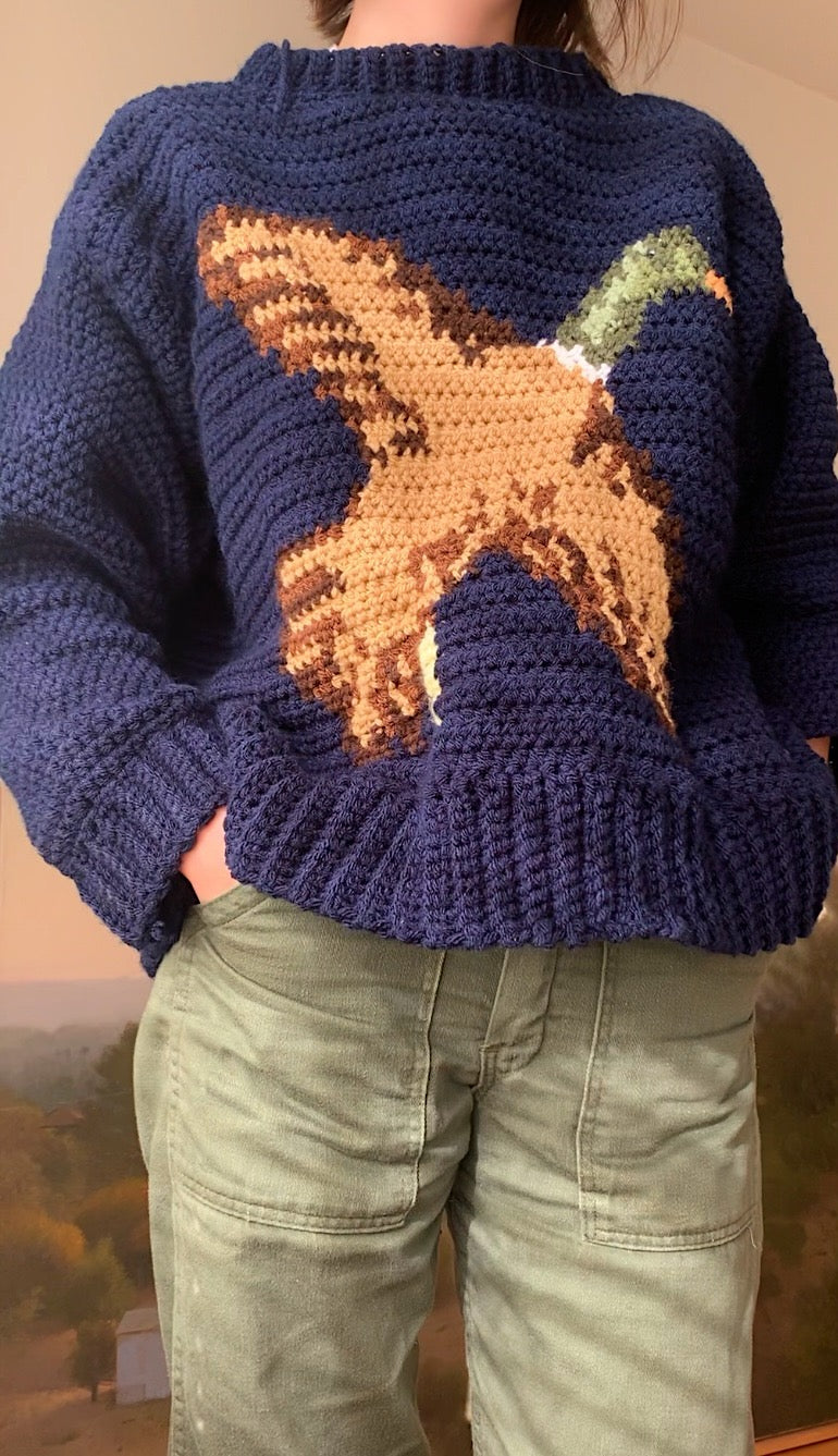 pattern: duck sweater (crochet)