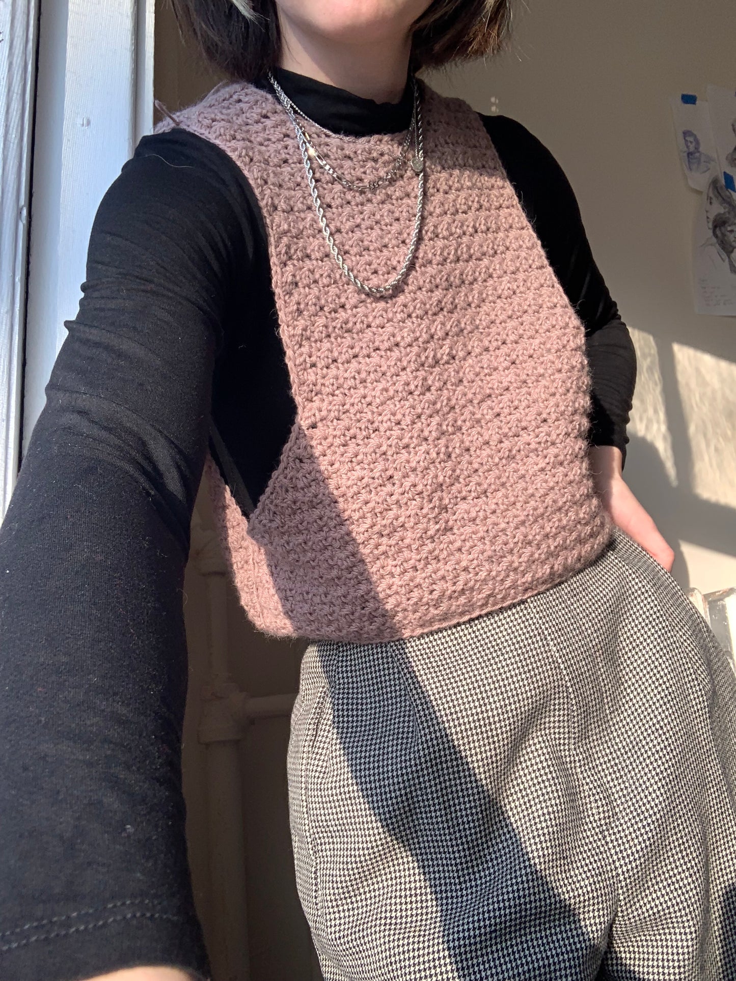 pattern: heartstrings top