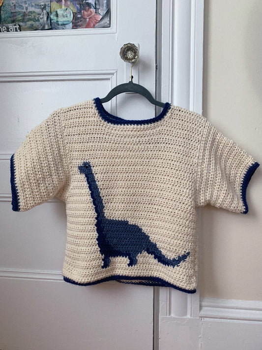 PDF: brontosaurus crochet charts (no pattern)