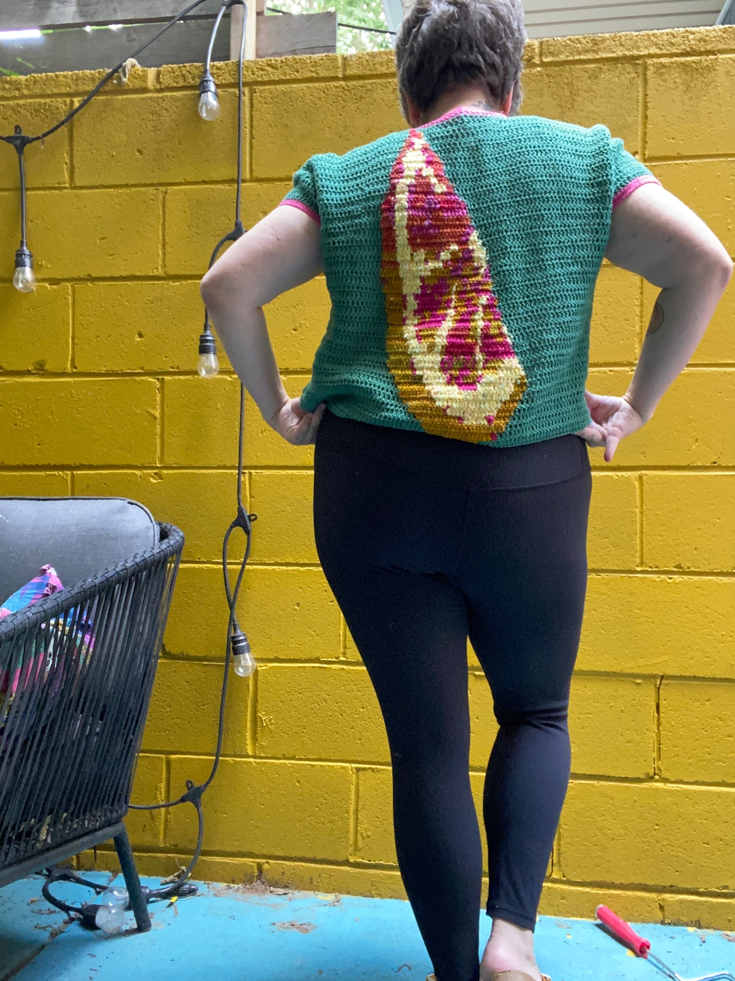 pattern: fruity button crochet pattern