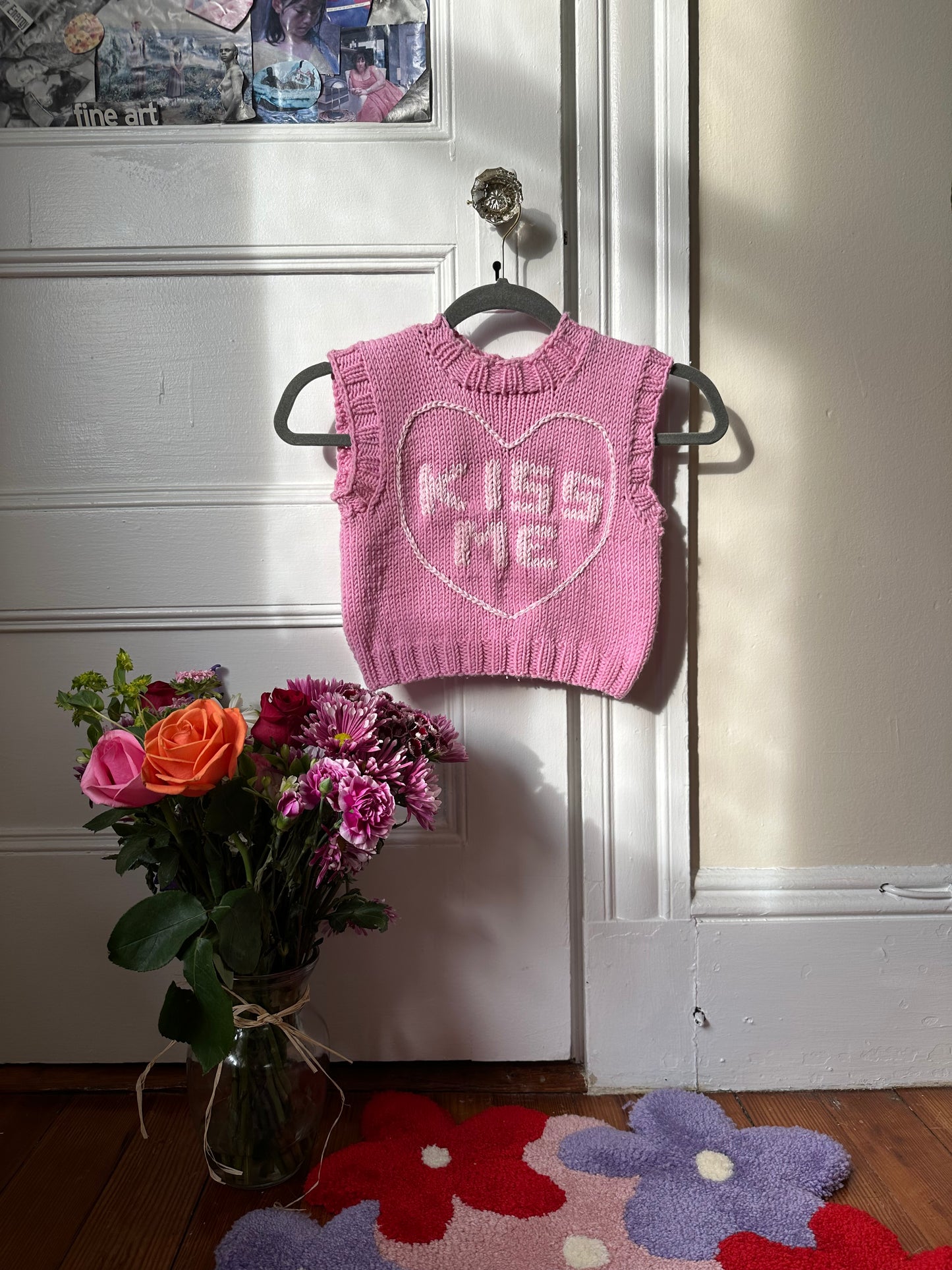 PDF: kiss me knit colorwork chart (no pattern)