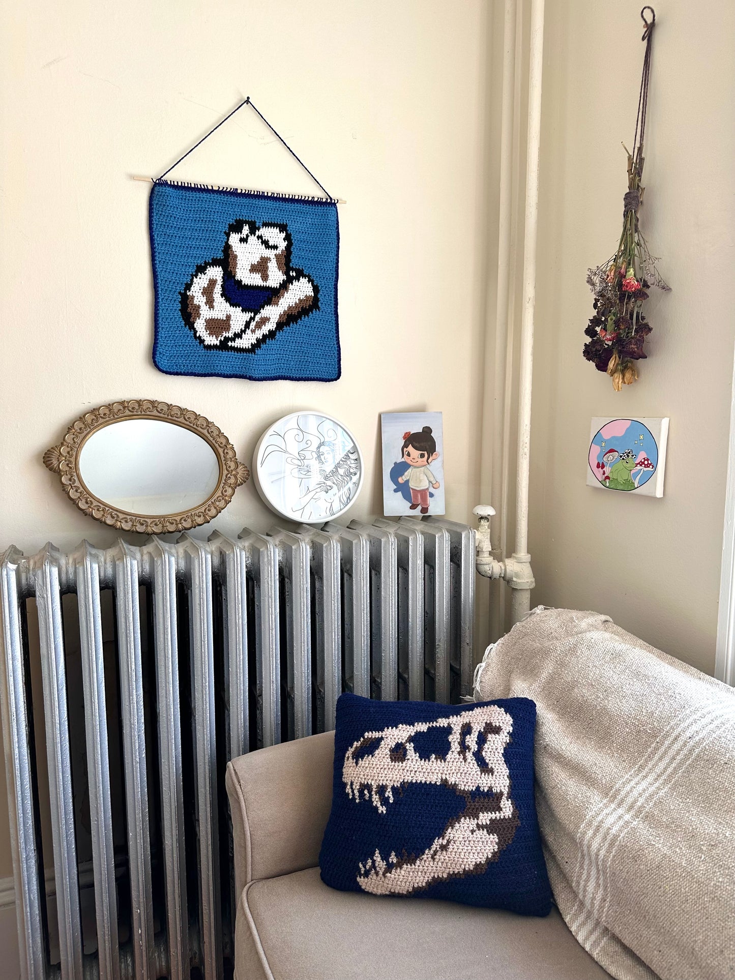 pattern: cowboy hat tapestry (crochet)