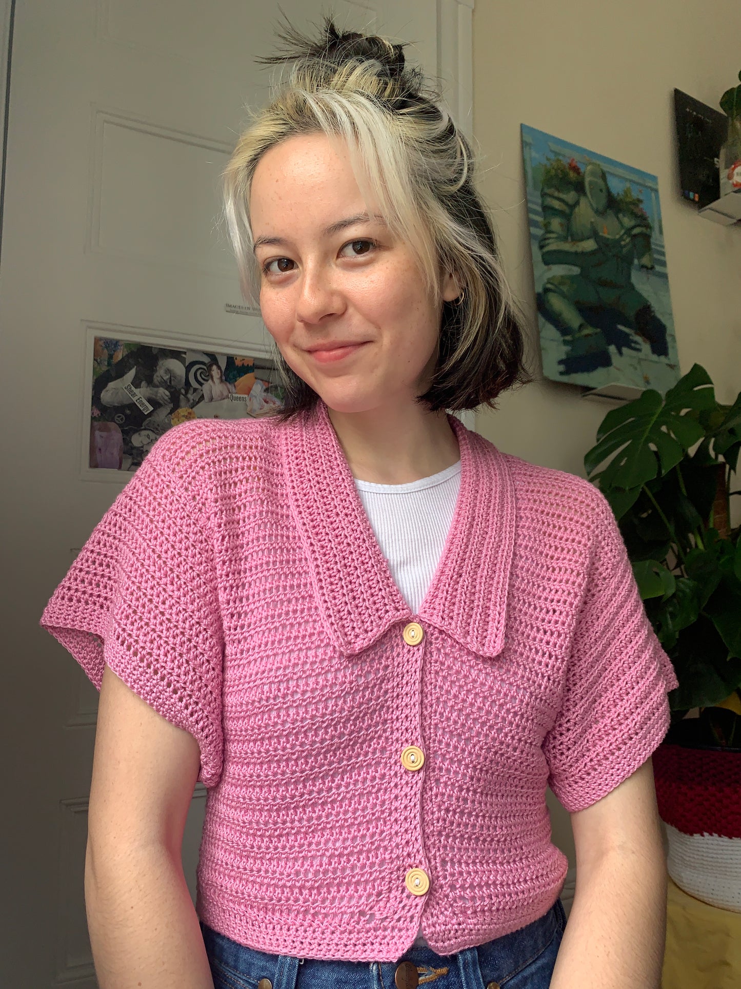 pattern: fruity button crochet pattern
