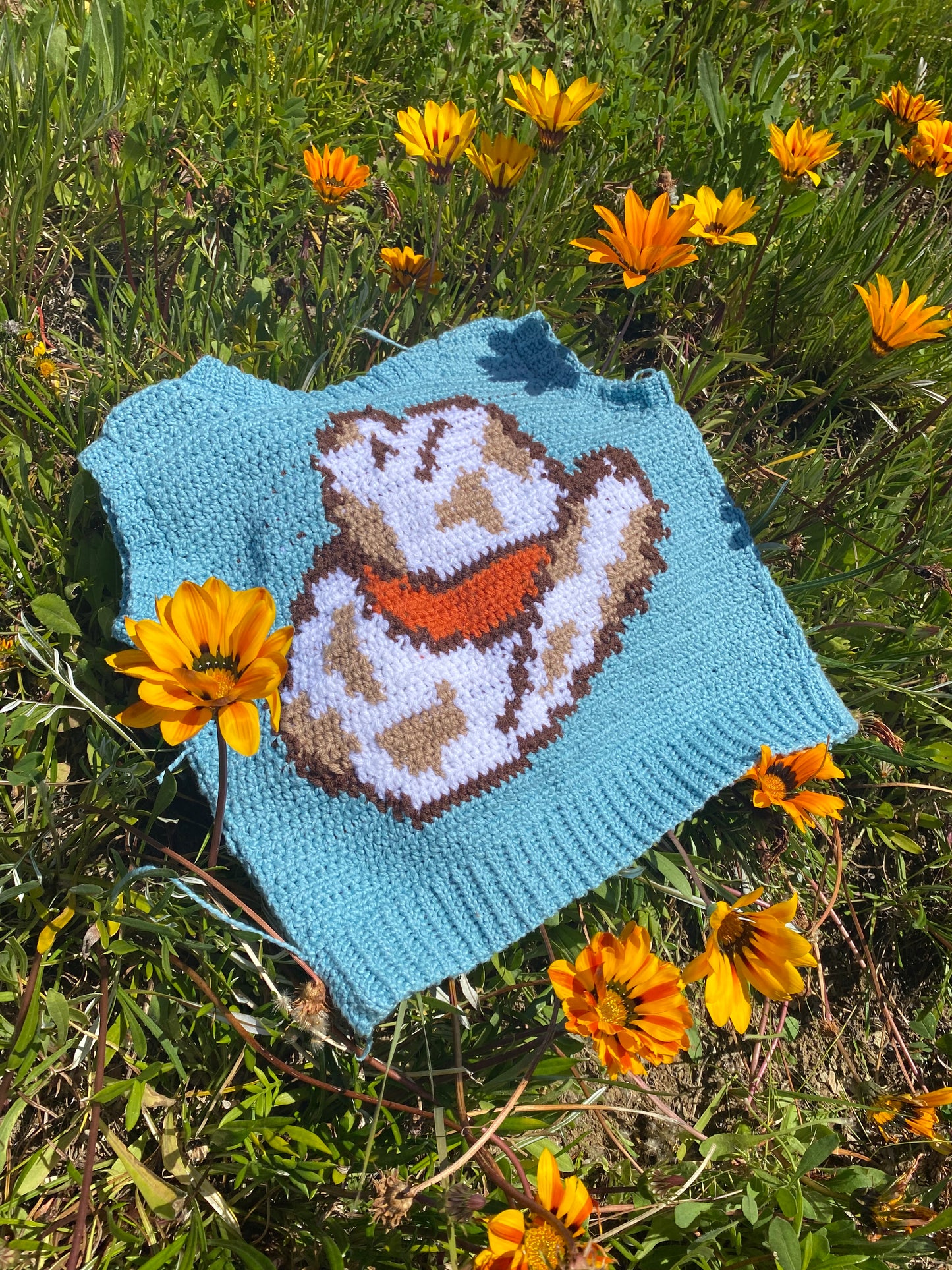 pattern: COWboy hat vest (crochet)
