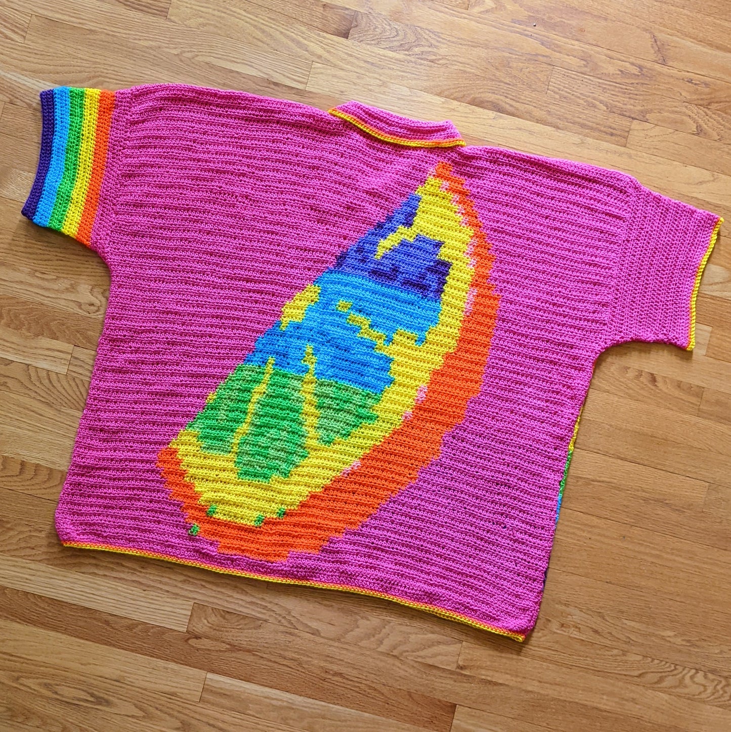 pattern: fruity button crochet pattern