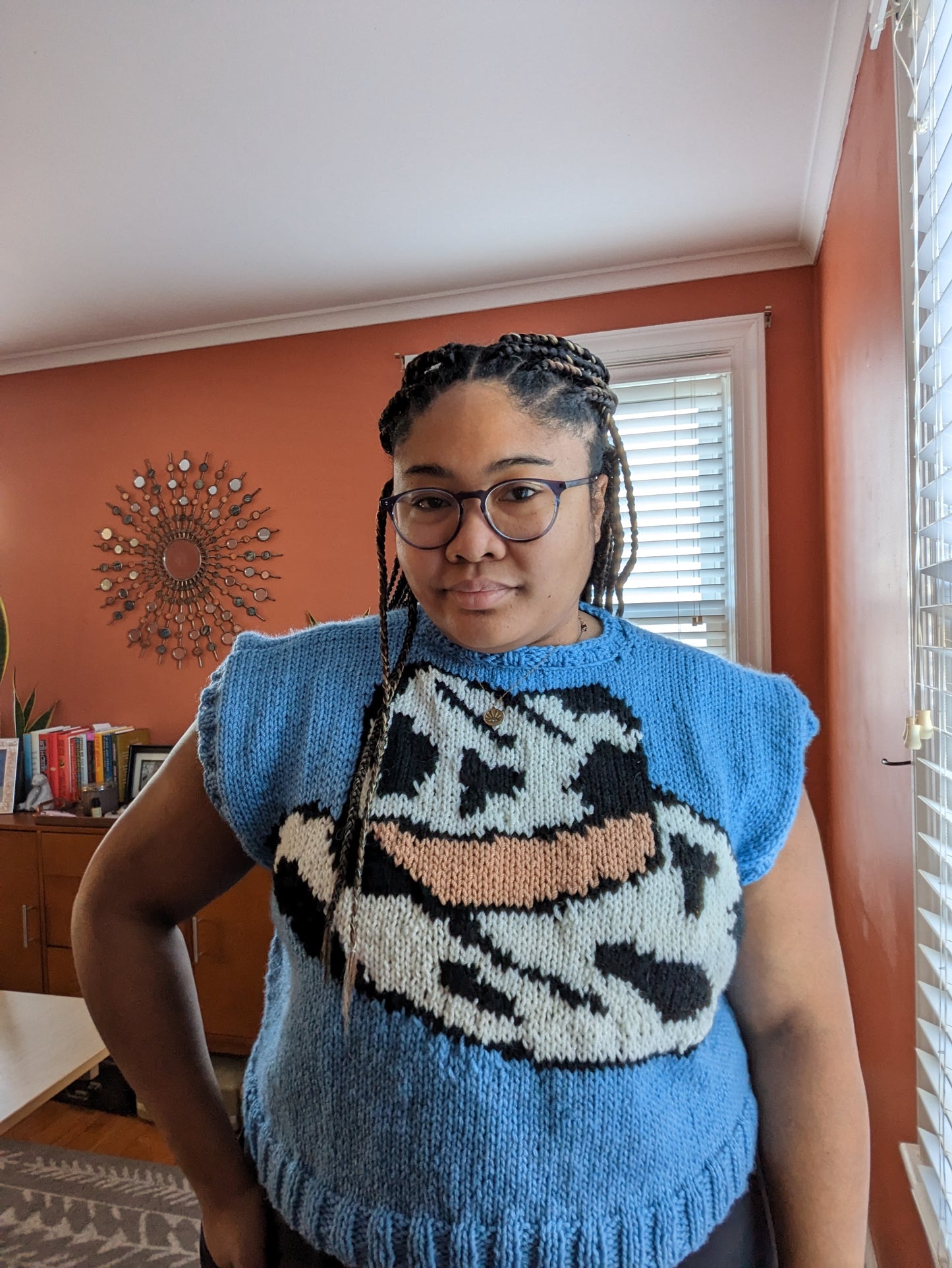 pattern: COWboy hat vest (knit)