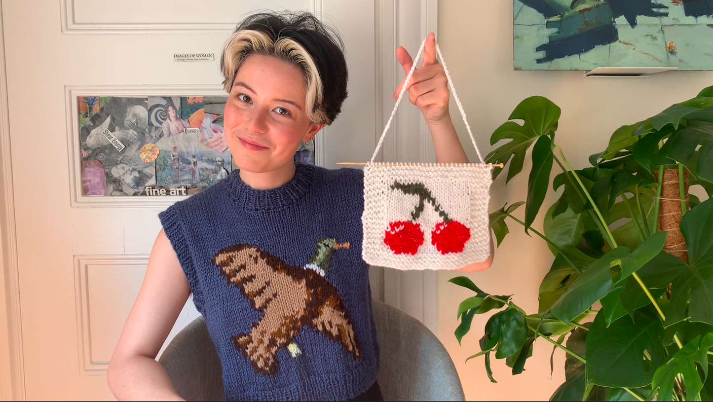 knit cherry chart (free)