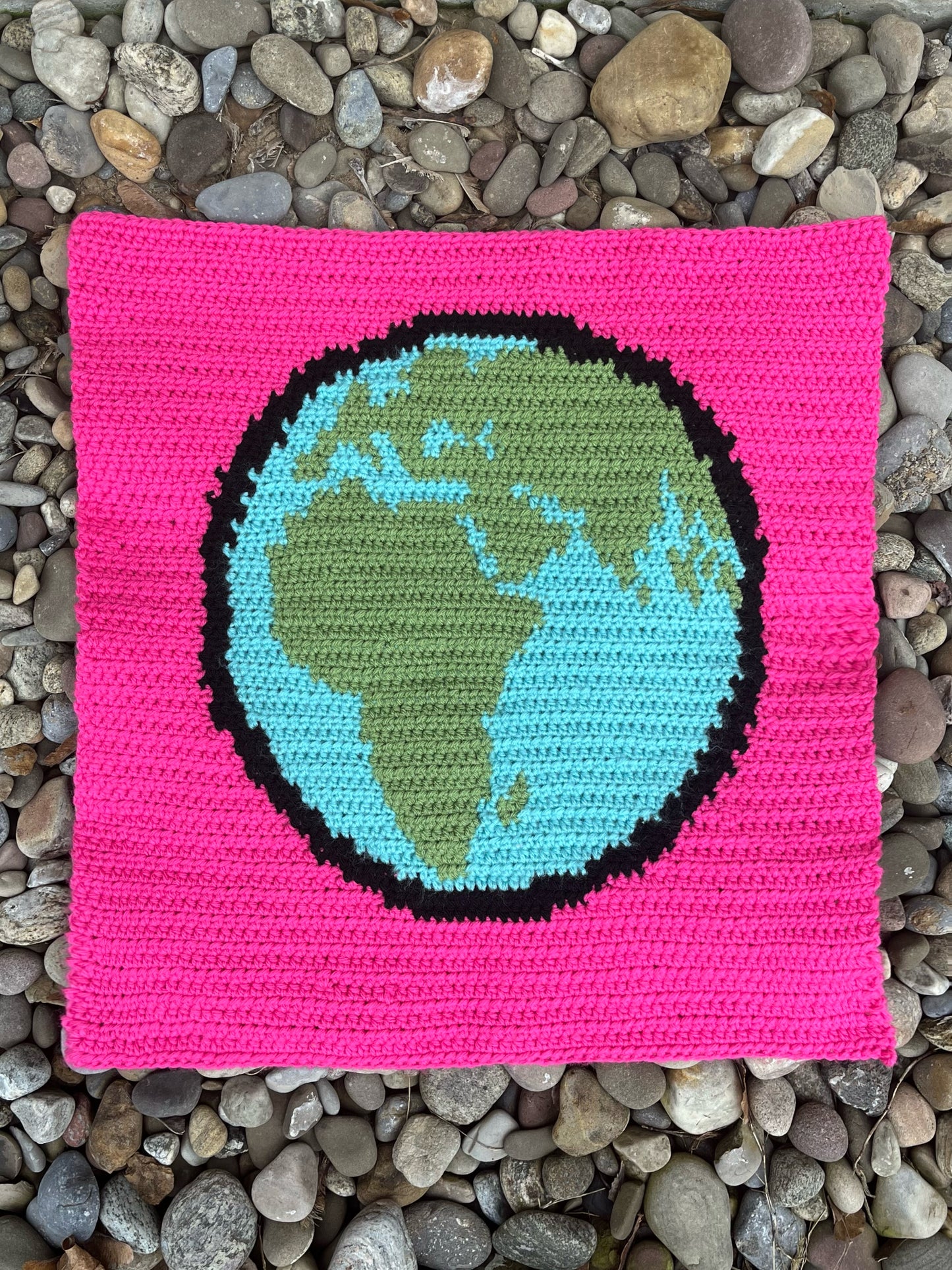 pattern: stop f*cking up the earth tote