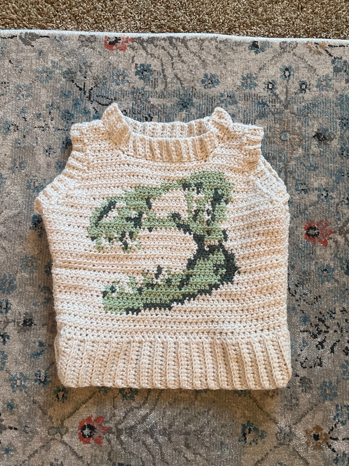 pattern: t rex shirt
