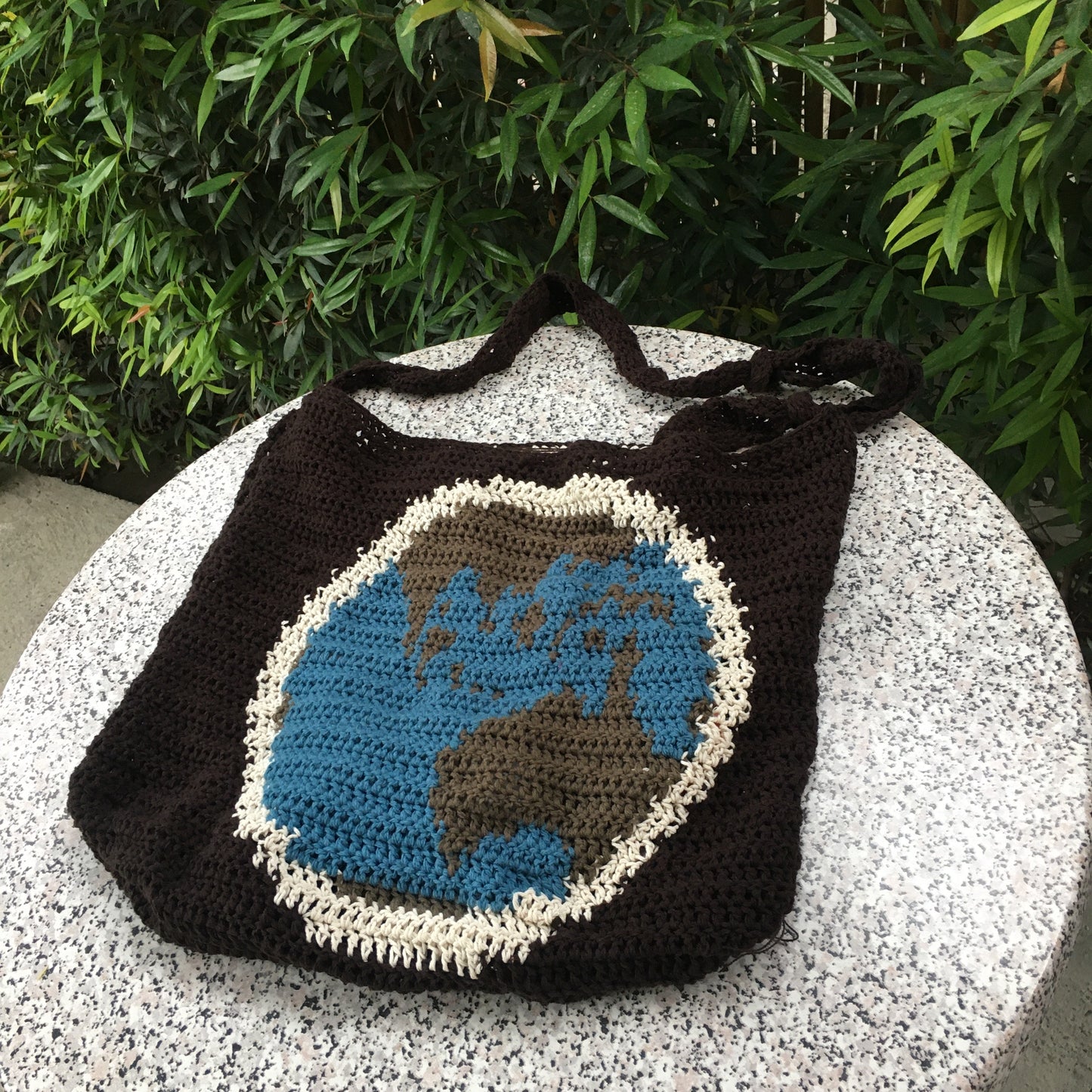 pattern: stop f*cking up the earth tote