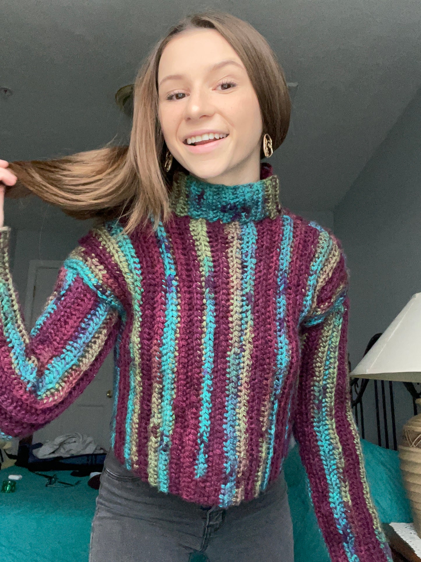 pattern: stay toasty turtleneck