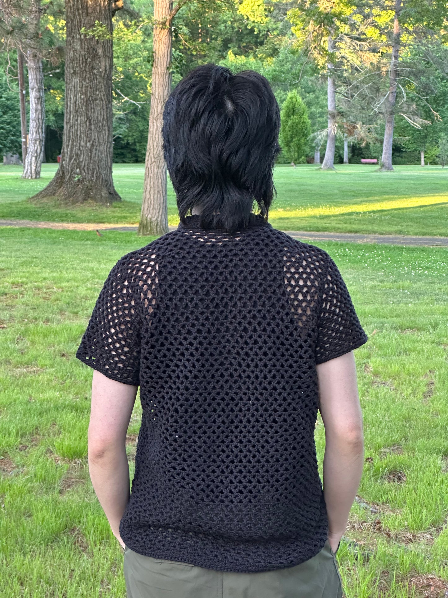 mesh button up pattern