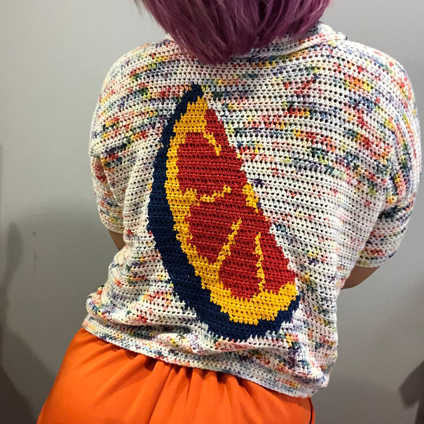 pattern: fruity button crochet pattern