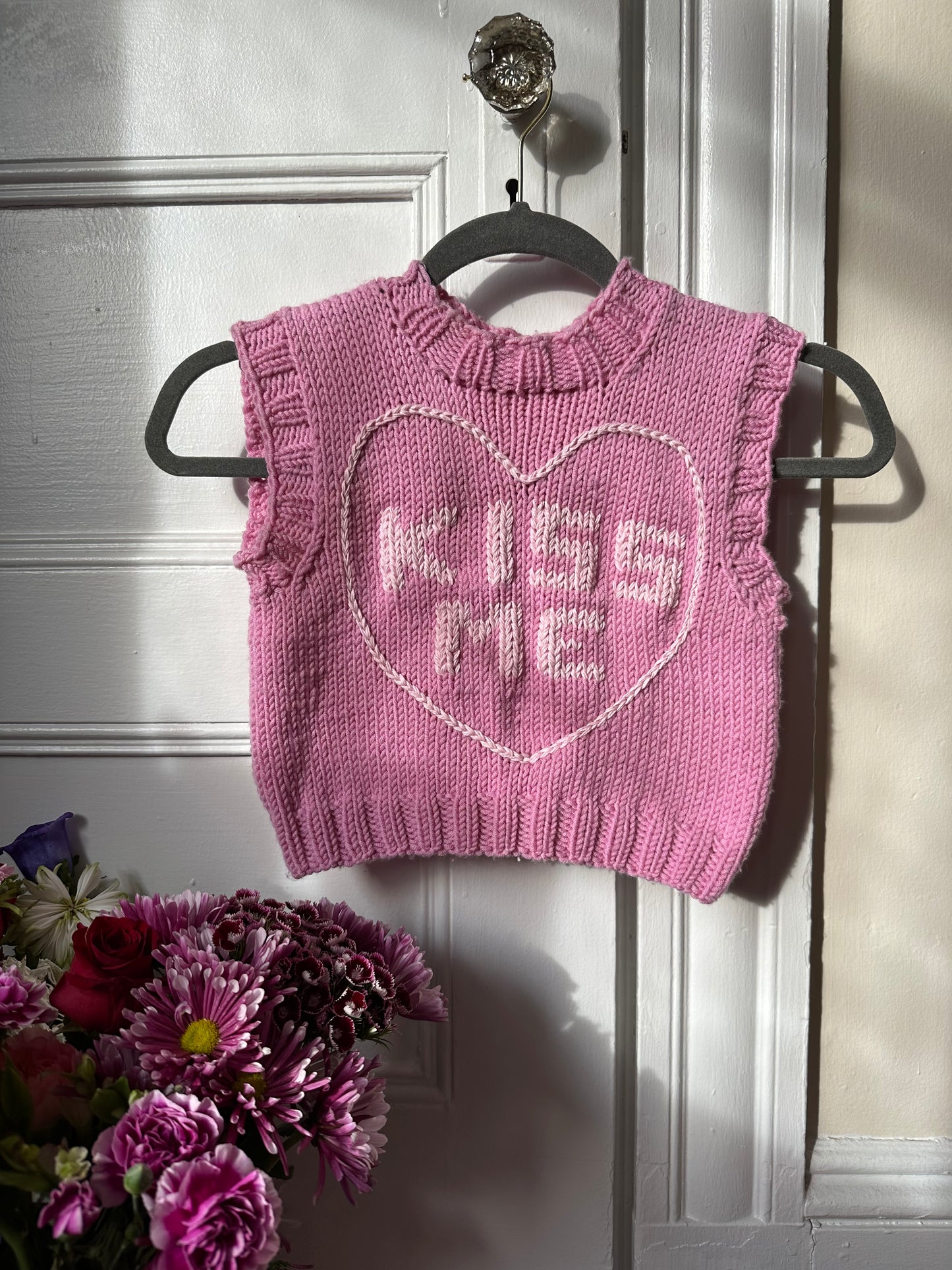 PDF: kiss me knit colorwork chart (no pattern)