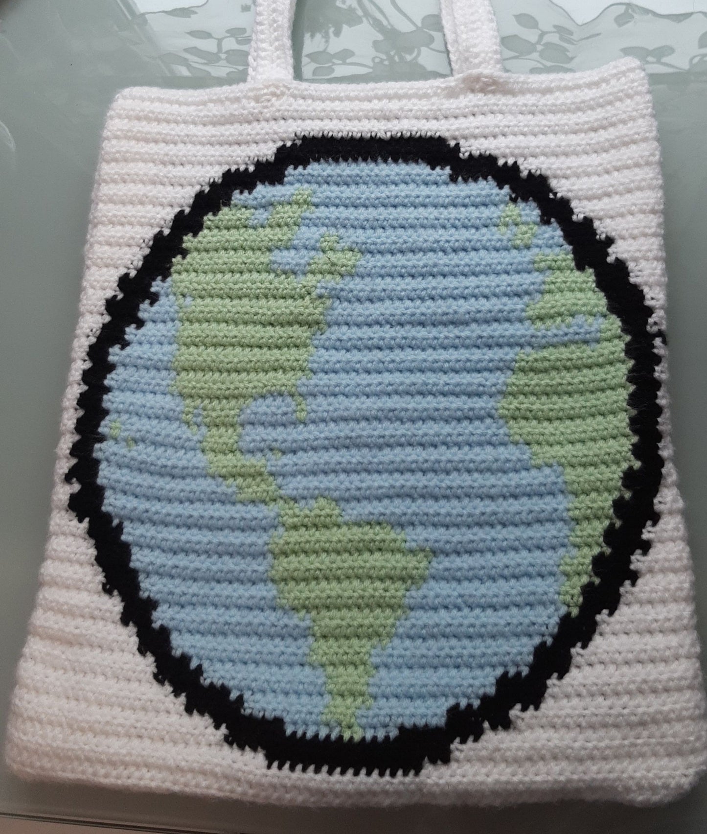 pattern: stop f*cking up the earth tote