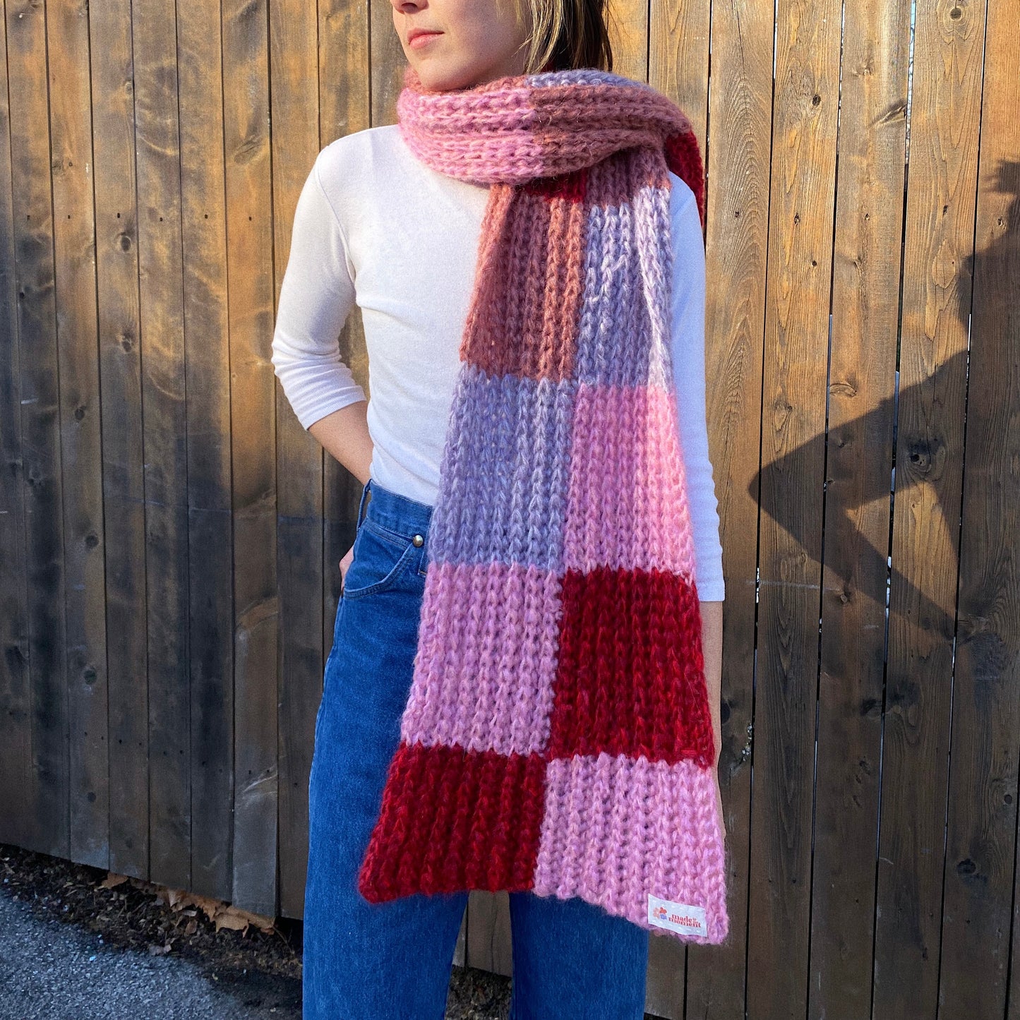 pattern: square up scarf