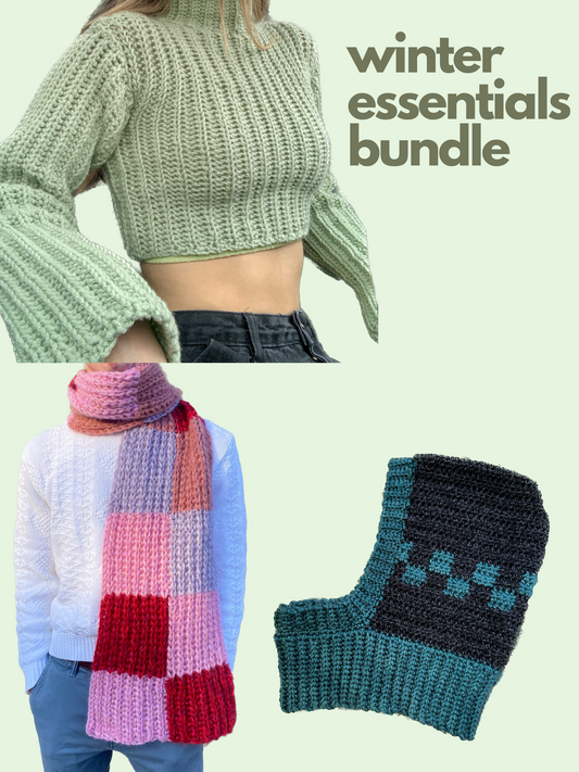 Holiday pattern bundle: winter essentials